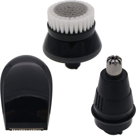 Tête de rechange pour coupe-bordures + brosse de nettoyage + tondeuse pour Philips RQ1050 RQ1060 Norelco RQ585/52 Series 9000 & 7000 RQ1260 RQ12 (1/5)