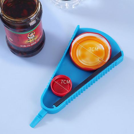 Blauer multifunktionaler Flaschen- und Bieröffner (1/3)
