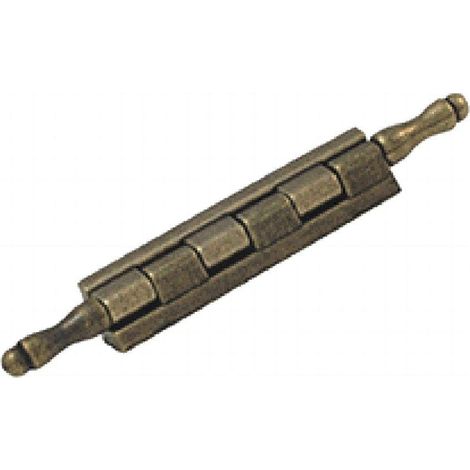 FPLUS bisagra solapada c/rem.53mm.lat.env. , BISAGRA SOLAPADA CON REMATE DE 53MM.LATON ENVEJECIDO.
DESMONTABLE.