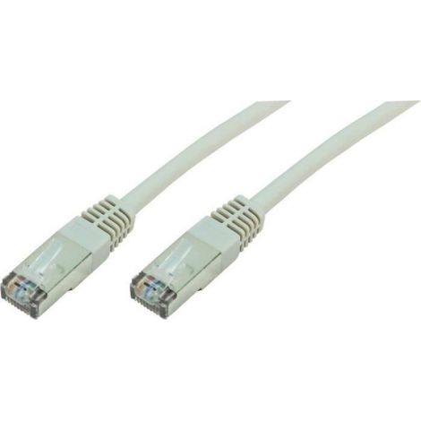 Câble Réseau RJ45 CAT 5e SF/UTP - Double Blindage - 10 M - Gris
