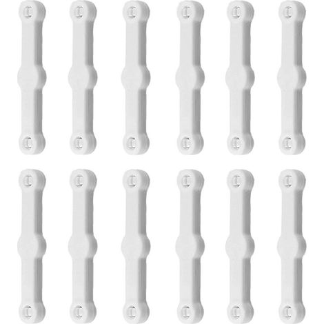 Lntyq 12 Pièces Bandes De Fixation De Moustiquaire Anti-Moustique, Support De Moustiquaire De Fenêtre Pratique, Clip De Moustiquaire De Fenêtre Sans Perforation, Filets Anti-Insectes (1/5)