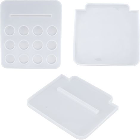 Support à moules en silicone réutilisable pour résine, rangement d'accessoires DIY lavables pour moulage et artisanat. (1/5)