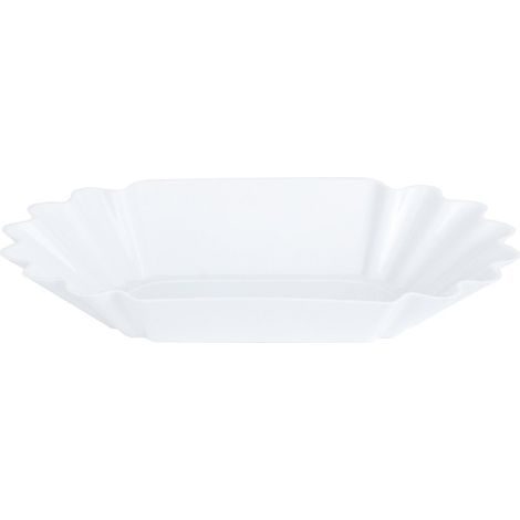 Assiette de présentation en plastique PP alimentaire blanc pour grains de café, plateau d'échantillonnage, rangement de cuisine (1/5)