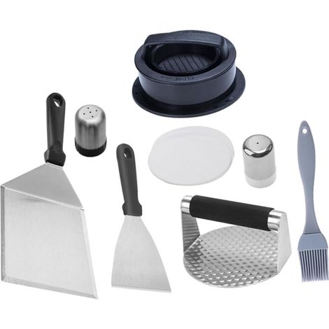 Spatule churrasco en acier inoxydable - Ustensiles de cuisine - Accessoires de grillade indispensables