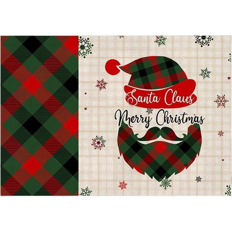 Placemat - Polyester - Non Glissant - Résistant À L Eau Et Aux Graisses - Isolation Thermique - Pour Table À Manger Ou Café - 45 X 32 Cm - 1 Pièce (1/5)