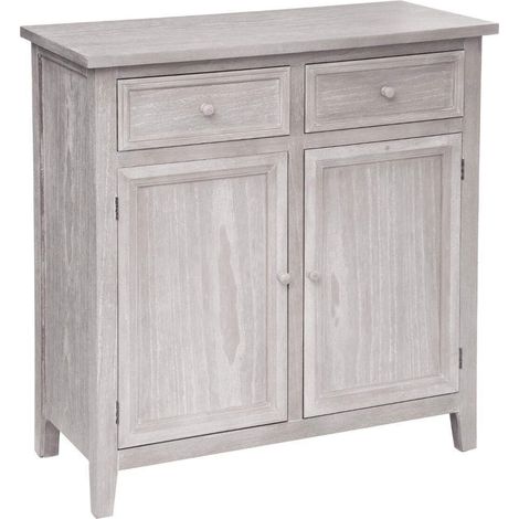 APARADOR DE 2 PUERTAS PRÁCTICO Y ELEGANTE PARA TU ALMACENAMIENTOL. 80 x P. 34,5 x H. 85 cm (1/5)