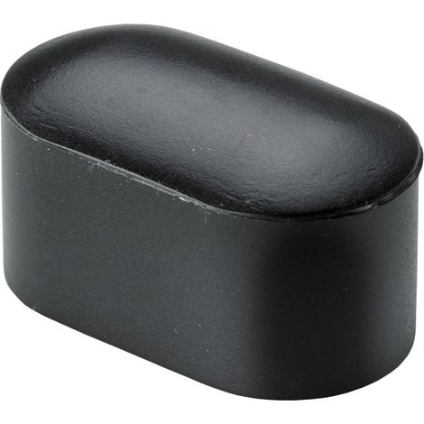 Hettich Fußkappe für ovale Rohre 20 x 38 mm schwarz Kunststoff, 4 Stück Möbelfüße