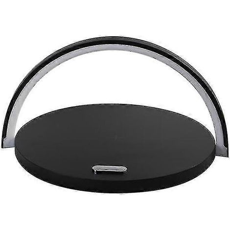 Lampe de bureau LED 10 W rechargeable par USB avec support pour téléphone portable (noire) (1/4)