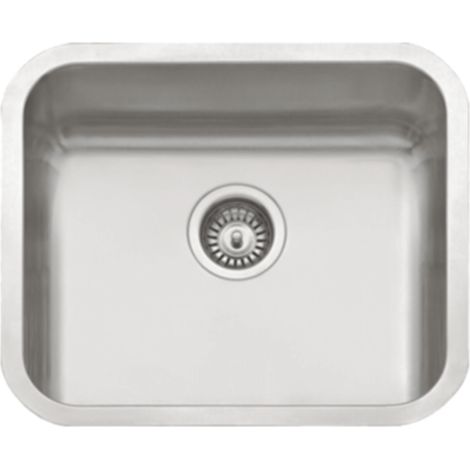Fregadero de un seno en inox Nauru 20 cm(alto)55 cm(ancho)45 cm(largo) (1/2)