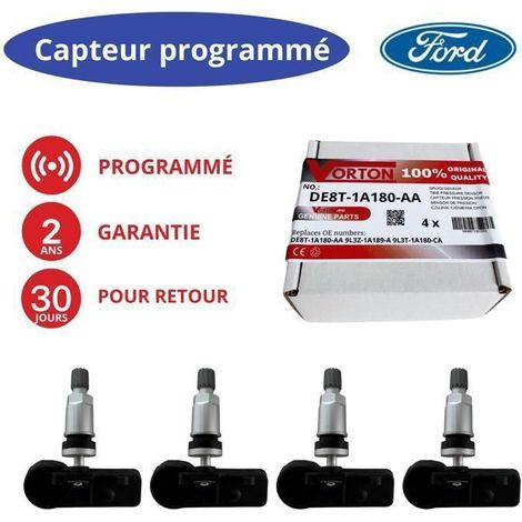 4x Sensore TPMS preprogrammato Ford USA 315 MHz - Taurus/Explorer/Escape/Transit/F-150/F-250/F-350