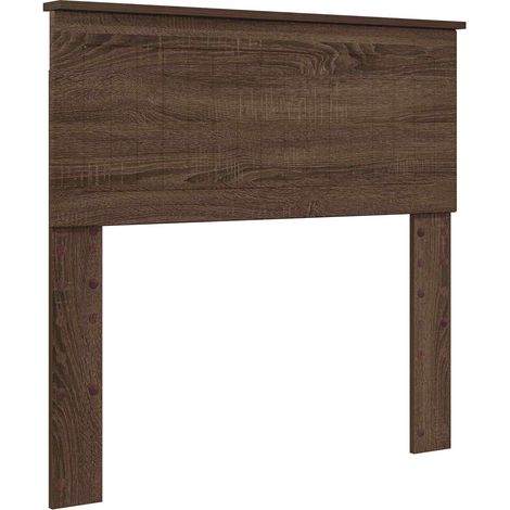 Tête de lit Chêne brun 90 cm Bois d'ingénierie (1/5)