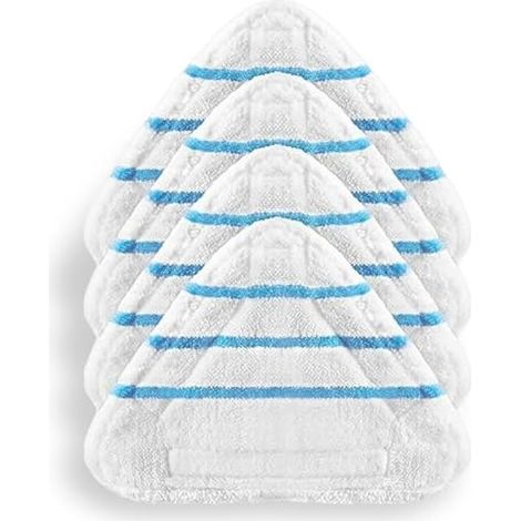 4 pcs Serpillere Balai Vapeur，Vapeur pour Balai Vapeur pour Silvercrest Lidl Universel，Accessoires pour Nettoyeurs Vapeur，Housse en Microfibre (1/4)