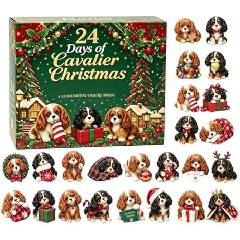 Calendrier de l'Avent 2D 24 jours chien drôle et mignon (1/5)