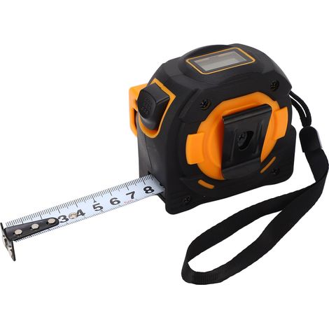 Mètre laser de haute précision, boîtier ABS, acier au manganèse, outil de mesure laser numérique pour la construction, 40 m (1/5)