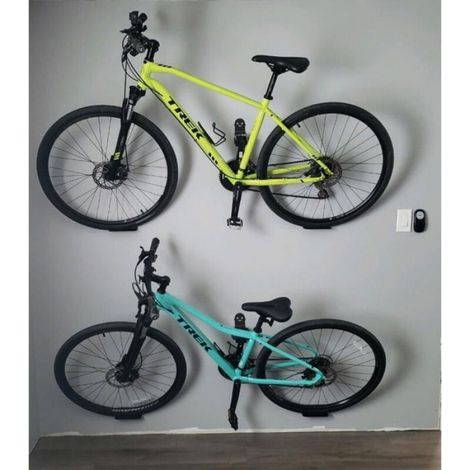 Support Mural Pour Vélo - Fixation Horizontale Par Pédales - Compatible Tous Types De Vélos - 1 Pièce (1/4)