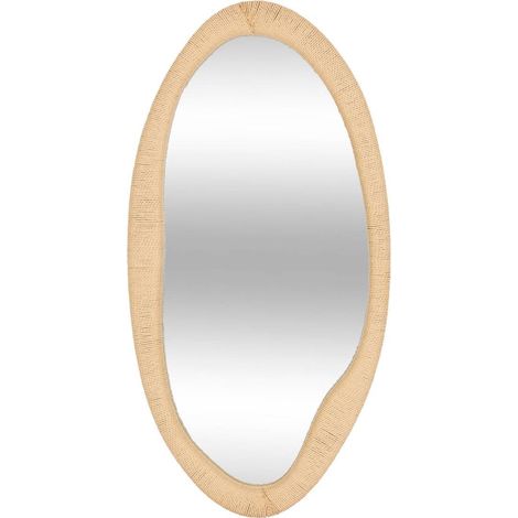 Espejo de cuerda bio Laia Beige H114cm - Atmosphera créateur d'intérieur
