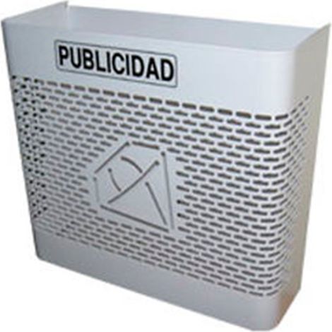 Panier de Publicité Horizontal Grand Blanc 330x300x130 mm