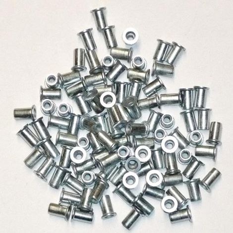 Inserti filettati a testa piatta da 3 mm