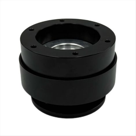 Adattatore a sgancio rapido per volanti analogici da gioco a 6 fori da 70 mm.