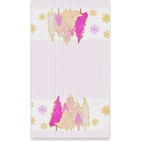 Serviette De Cuisine - Serviette De Salle De Bain Avec Motif Arbre De Noël - 45 X 66 Cm - Lot De 1 (1/5)