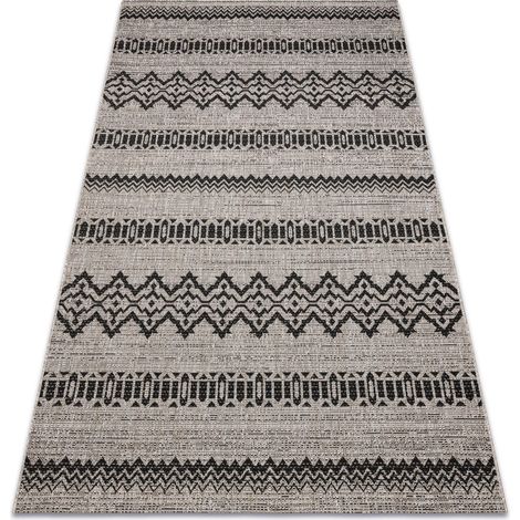 CARPET SIZAL FLOORLUX 20510 silver / black grey 60x110 cm