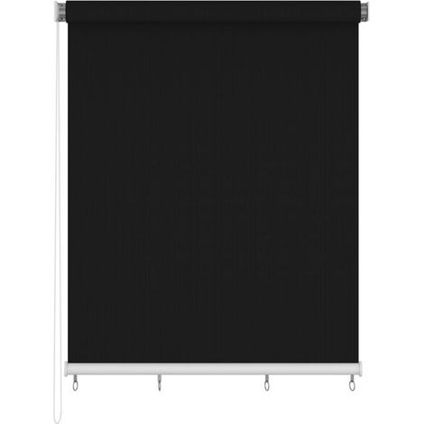 Store enrouleur extérieur, 220x230 cm, noir. (1/5)