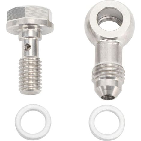 Kit de boulons banjo en acier inoxydable M8 × 1,25 mm – haute résistance, avec rondelle, compatible AN4