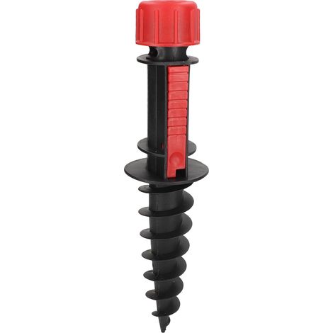 Parapluie solaire, parasol de plage pliable avec piquet de sol, noir (1/5)