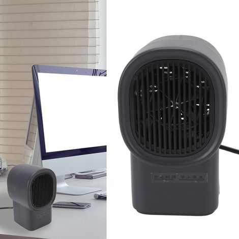 Calefactor de ventilador rápido de 500 W con tecnología cerámica: tiempo de calentamiento: 3 segundos, funciones de seguridad, funcionamiento silencioso para oficina/escritorio. (1/5)