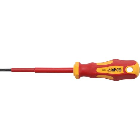 Destornillador VDE  plano 4 mm  Longitud de cuchilla 100 mm (1/2)