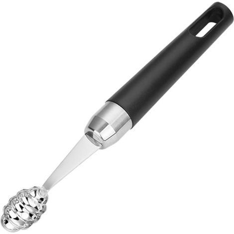 Cuillère à Melon Acier Inoxydable Outil Créatif pour Fruits et Glaces (1/5)
