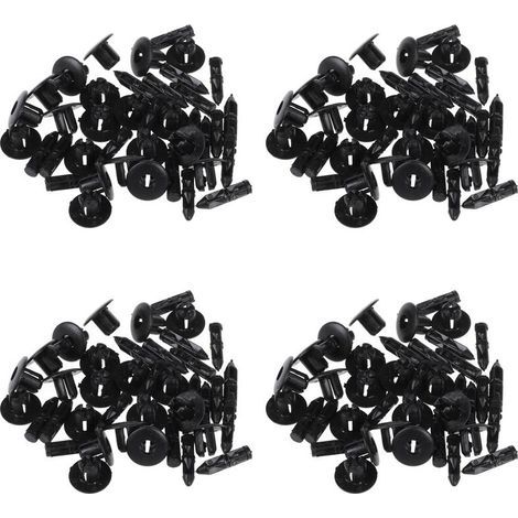 Convient pour 80 vis/rivets de 7 mm de diamètre de trou pour les fixations d'amortisseurs en plastique apparentes. (1/2)