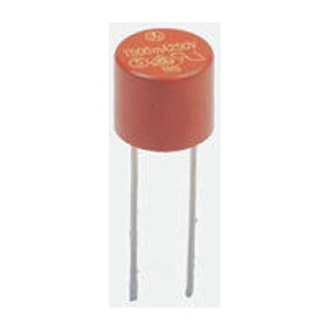 Fusible à montage sur CI RS PRO, Sortie Radiale, 125mA, type T 250V c.a.
