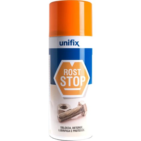 Unifix rost stop 400ml sbloccante spray scioglie ruggine grasso impurità (1/4)