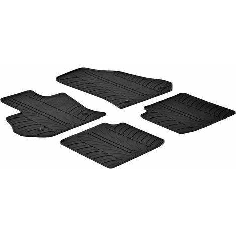 Set tappeti su misura in gomma - compatibile per Fiat 500L (09/1205/17) (1/2)