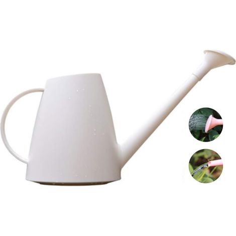 1.8L Plastic Water Tank Small Indoor And Outdoor Garden Plant Light And Cute Water Tank With Shower Head White (1/5)