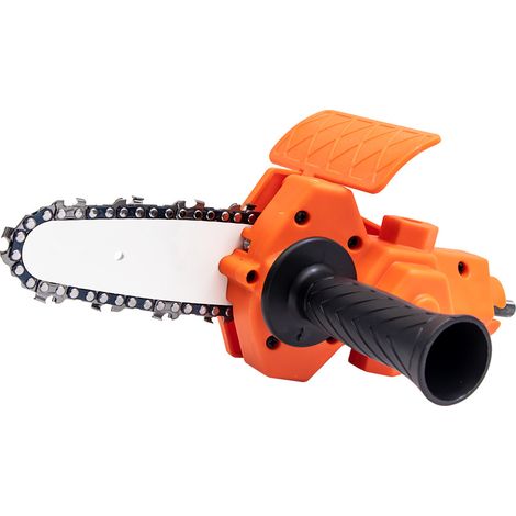 Scie à Chaîne Électrique Portable avec Perceuse d'Angle - Scie Multifonction pour Forêt et Travaux de Bricolage - Sans Réglage Nécessaire (1/4)