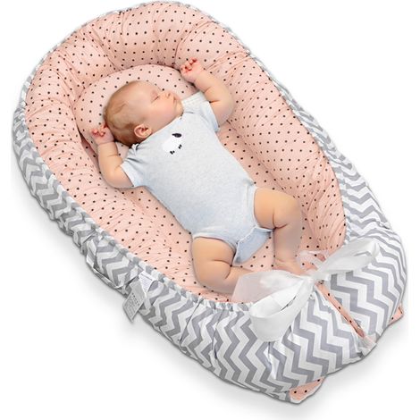 1 lit bébé en coton, portable et démontable, adapté aux nouveau-nés, environnement naturel, usage intérieur (1/5)