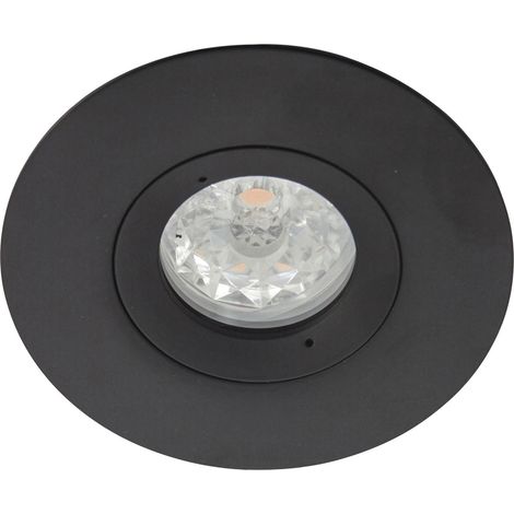 Spot BE BEST DESIGN GU10 rond fixe, noir IP65 - EUROPOLE - 246515 (1/4)