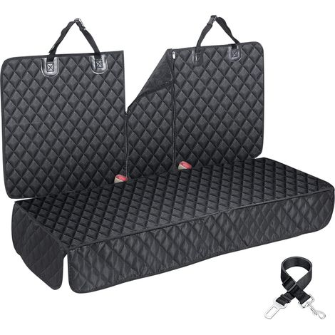 Housse de protection voiture pour chien pour siège arrière, couverture imperméable avec protection latérale (1/5)