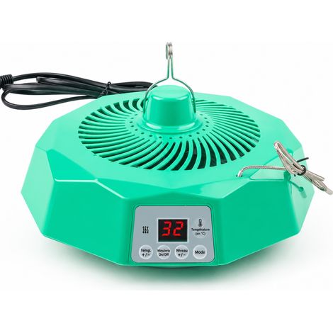 Lampe chauffante thermostatique d'élevage avec télécommande 220 V 30-45 °C 300-1 30 45 220 300 g – Livraison gratuite