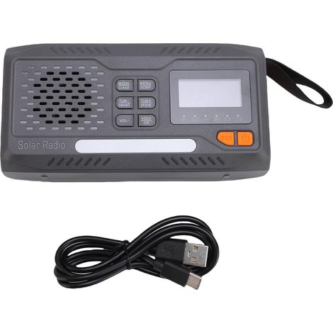 Radio d'urgence à Manivelle, Météo NOAA AM FM avec Banque 7400 de (1/5)