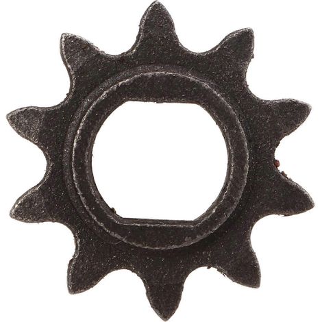 Pignon 10T 25H pour moteur haute vitesse MY1025 MY1016 MY1018, accessoire pignon de sortie, remplacement durable, compatible moteur électrique, engrenage pinion 10 dents, kit chaîne, performance optim (1/5)