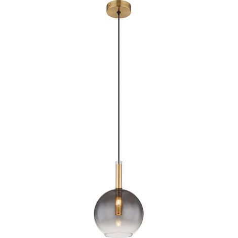 Globo - suspension - Elisabeth - laiton - verre verre fumé - Ø (1/5)