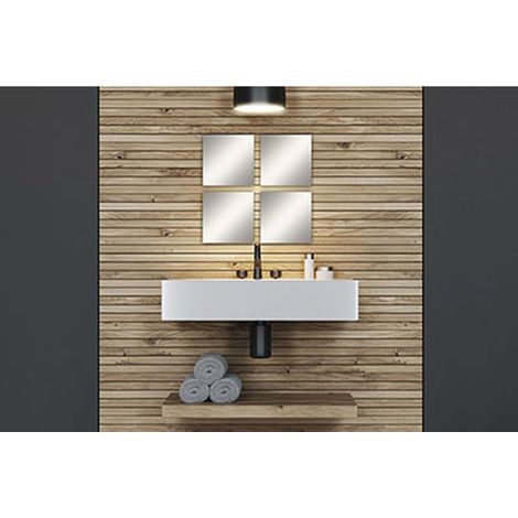 Specchietti autoadesivi Levi Square, 4 pezzi