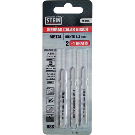 Sierra de Calar Bosch para Metal Diente 1.2 mm