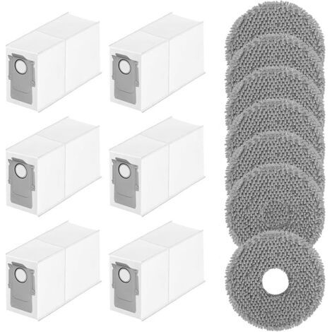 FENOPLASTICAAccessoires de Remplacement Compatible avec Roborock Qrevo Curve/Qrevo S/Qrevo Pro/Qrevo MaxV/P20 Pro,Sac poussire de Rechange Chiffon Compatible Aspirateur Robot Accessoires Pices de rech (1/5)