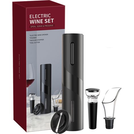 Elektrischer 4-in-1-Flaschenöffner mit USB-Ladefunktion – Ideal für Zuhause, Restaurants und Partys – Perfektes Geschäftsgeschenk (1/5)