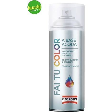 Smalto Spray Acrilico Base Acqua Arexons Nero Opaco 400 ml FTC