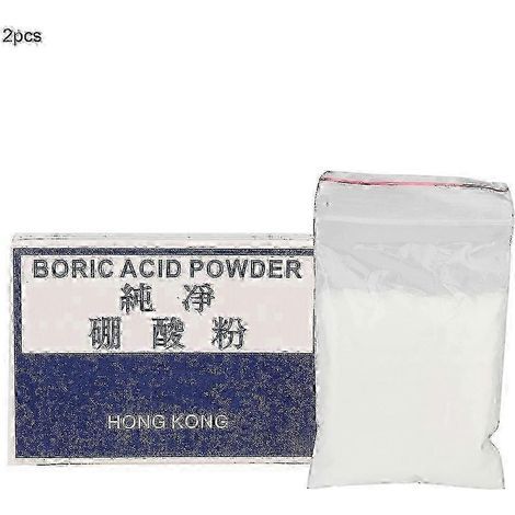 2 boîtes de poudre d'acide borique, outil de nettoyage de bijoux, accessoire de soudage et de traitement